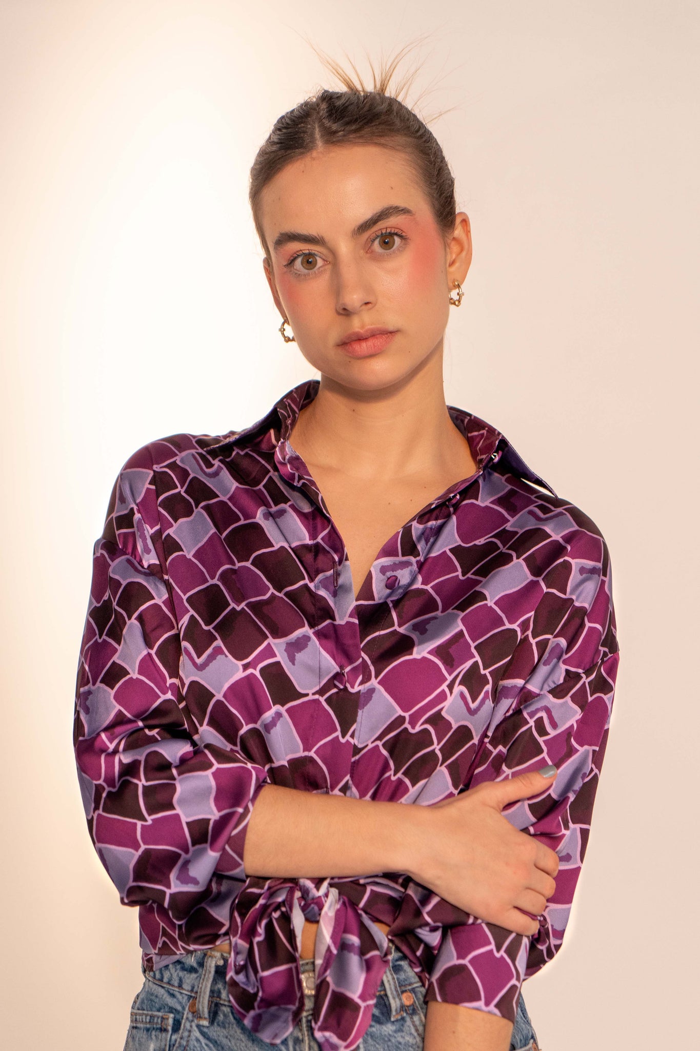 BLUSA PLUM