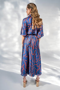 Vestido Camisero Alyssa Tangerine